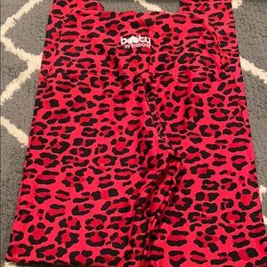 Booty by brabants red leopard leggings